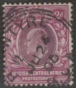 BRITISH CENTRAL AFRICA Used Scott # 61 King Edward VII (1 Stamp)