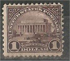 USA, 1923, used $1, Lincoln Memorial Scott 571