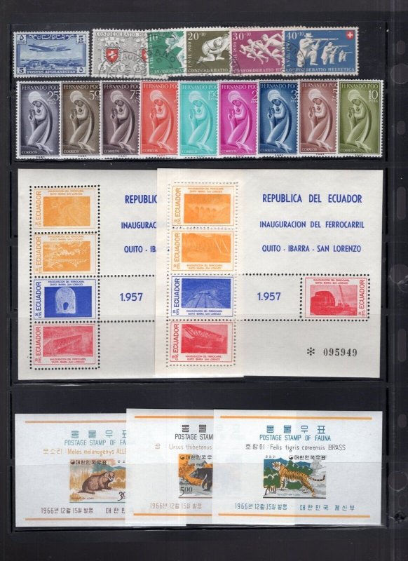 Worldwide Medium to Better Lot Mint-MNH-Used ECV$1000