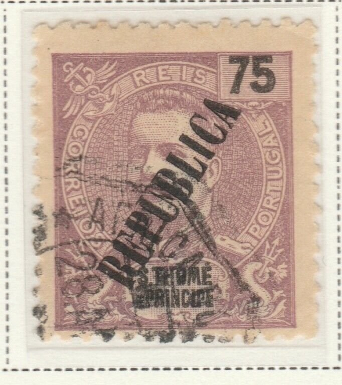 Portugal ST. THOMAS AND PRINCE ISLANDS 1913 75r Used A5P55F49