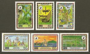Samoa #741-6 NH Conservation