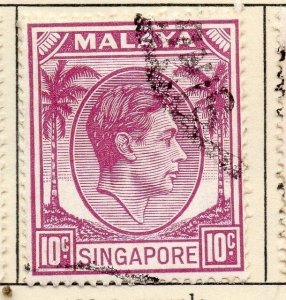 Singapore 1948-52 Early Issue Fine Used 10c. 028933