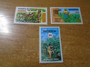 Nigeria  #  360-62  MNH