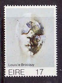 Ireland-Sc#415-unused NH set-Head-Paintings-Louis le Brocquy-1977-