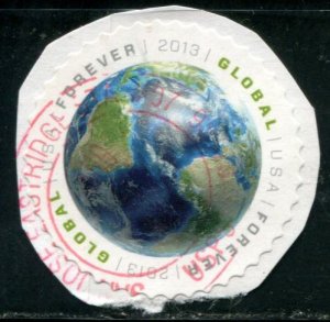 4740 US ($1.10) Global - Earth SA, used on paper