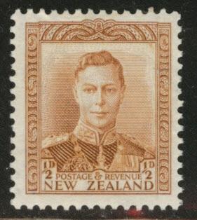 New Zealand Scott 226B KGVI 1941 MNH** perf 13.5 