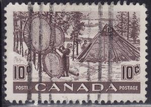 Canada 301 Drying Animal Hides 1950