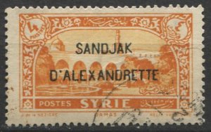 Syria - Alexandretta; 1938: Sc. # 7; O/Used Single Stamp