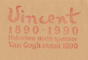 Meter top cut Netherlands 1990 - Hasler 5071 Vincent van Gogh - Van Gogh Event -
