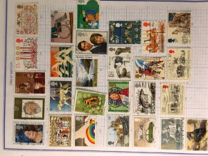 Collection of Great Britain stamps