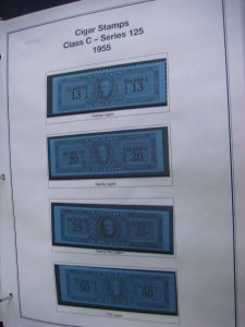 wbstamps: USA Revenue Cigar Class C Series 125 (1955) MNH - TC68