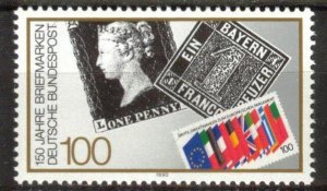 Germany 1990 Stamps on Stamps 150 Years of Stamps MNH