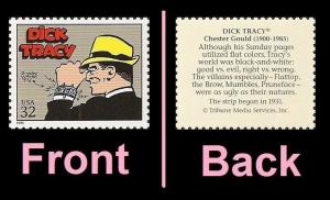 US 3000m Comic Strip Classics Dick Tracy 32c single MNH 1995