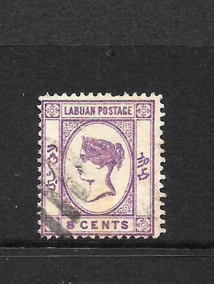 LABUAN  1892-93  8c  QV  FU  SG 41