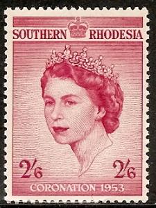 Southern Rhodesia  80 MNH 1953 Coronation