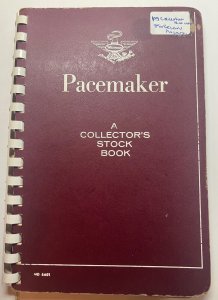 Old Pacemaker Stockbook with Europa and Lenin Russian Souvenir Sheet Stamps