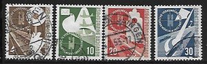 Germany-  Train and Hand Signal - Scott #698-701 - F - VF - Used (Used)