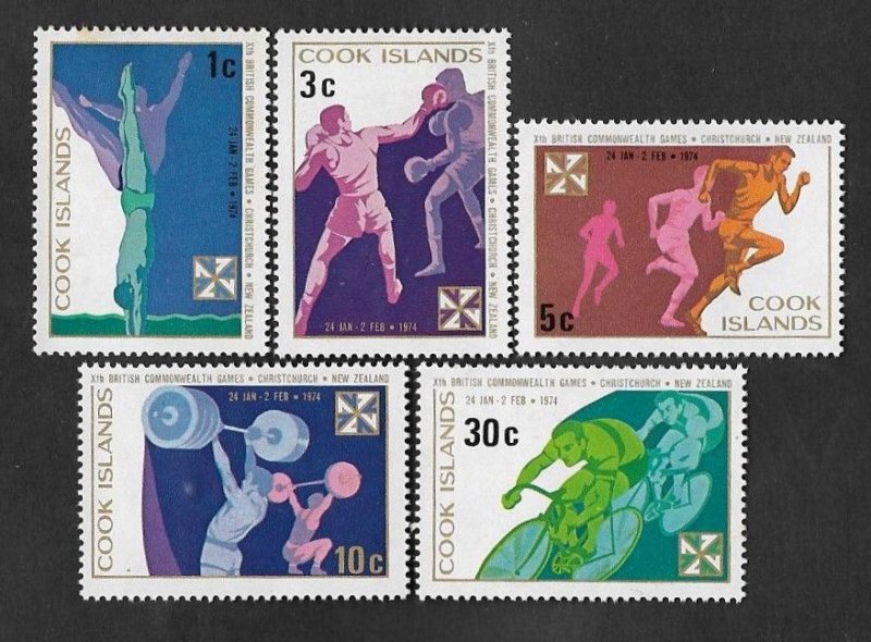 SD)1974 COOK ISLANDS 10TH COMMONWEALTH CHRISTCHURCH SPORTS GAMES, NEW ZEALAND,