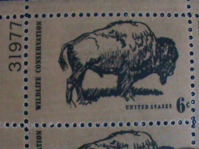 ​UNITED STATES-1970 SC#1392-WILDLIFE CONSERVATION-AMERICAN BUFFALO -MNH SHEET