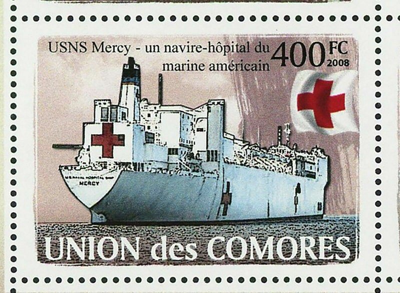 Medical Transportation Stamp Ambulance Red Cross S/S MNH #1855-1860