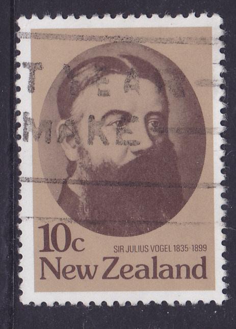 New Zealand 1979 Statesman Sir Julius Vogel 10c - used