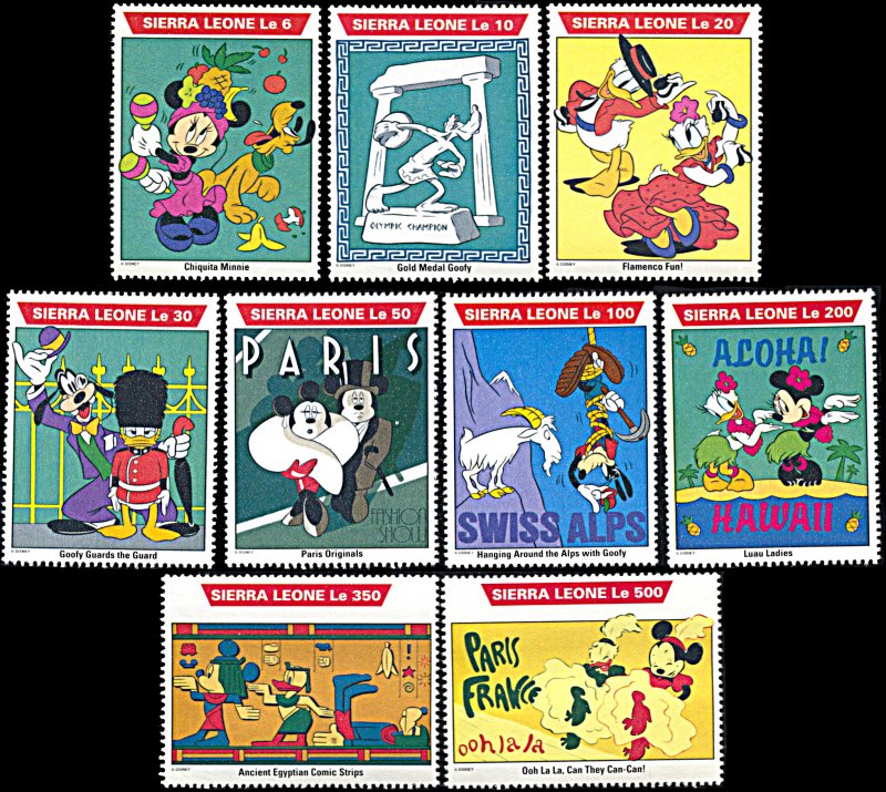 Sierra Leone 1470-1478, MNH, Disney World Tour