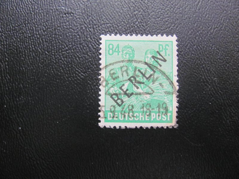 Germany Berlin 1949 USED SIGNED SCHLEGEL SC# 16 OVERPRINT XF MICHEL 100 EUROS