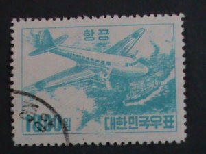 ​KOREA-1952 SC#C7 AIRMAIL -USED VERY OLD STAMP VF WE SHIP TO WORLD WIDE