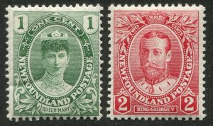 Newfoundland #104, 105 Mint