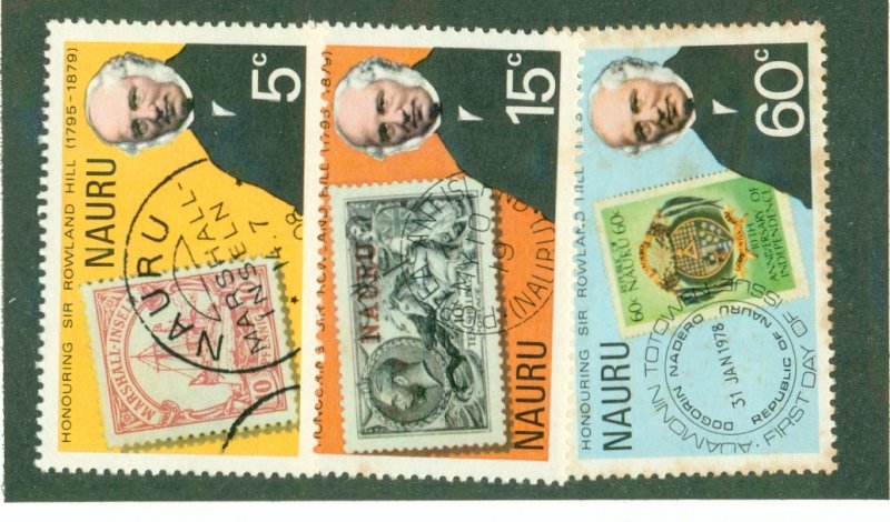 NAURU 195-7 MH BIN $1.00