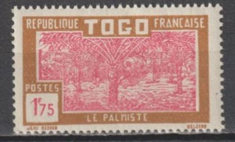 French Togo 1933, Yvert # 159, 1.75fr, VF MNH** (RMD)