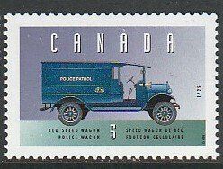 1996 Canada - Sc 1605d - MNH VF -1 single - Vehicles -5- Reo Police Wagon