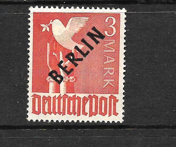 BERLIN  1948   3M    BROWN LAKE   MLH     SG B19  