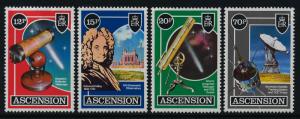 Ascension Island 385-8 MNH Helley's Comet, Satellite, Telescope