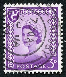 IOM SG2a 3d Deep Lilac on Chalky Paper Fine used cat from 6.50 pounds