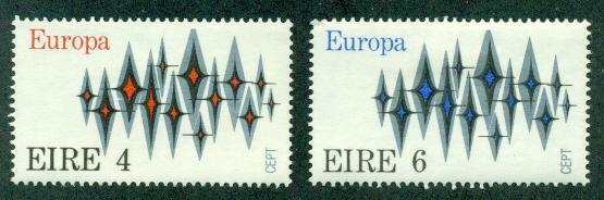 Ireland #316-317  Mint  VF LH  Scott $17.00  Europa