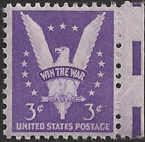 # 905 MINT NEVER HINGED WIN THE WAR