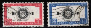 Italy Scott 851-852 Used stamp set