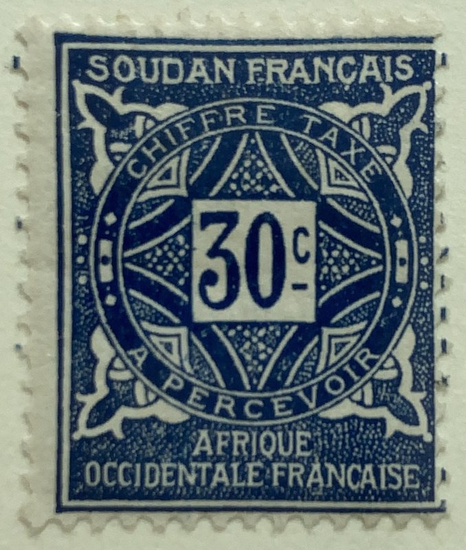 AlexStamps FRENCH SUDAN #J15 FINE Mint 
