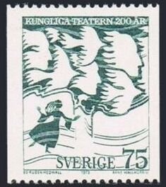 Sweden 1973 #992 MNH. Theater