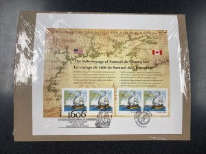 FDC 4073-4074 Voyage Of Samuel De Champlain 1st Day Of Issued 2006