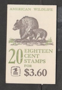 U.S. Scott Scott #1889a BK137 American Wildlife Stamp - Mint NH Booklet