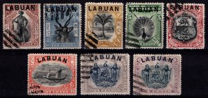 Labuan 1897-1901 Victoria Def. Optd. ‘LABUAN’, various [Used]