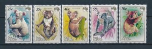 [112527] Niue 1984 Wild life koala Ausipex expo Set without Airmail MNH