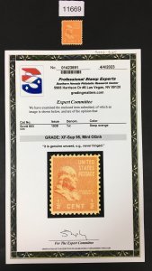 US STAMPS # 803 MINT OG NH ** PSE GRADED XF-SUP 95 CERT** SMQ $45 LOT #11669