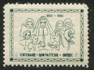 Canada Cinderella cc0406 1950 Centenaire du Bon-Pasteur de Quebec, Unlisted