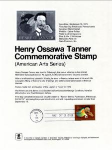 US SP327 Henry Tanner 1486 Souvenir Page FDC