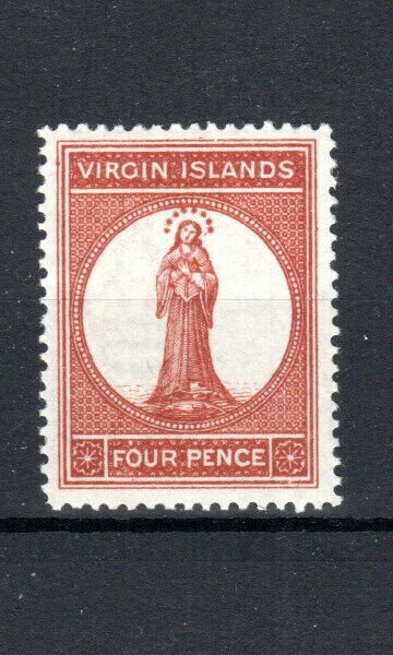 British Virgin Islands 1887-89 4d St Ursula SG 35 MLH