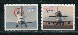 3261-3262 Space Shuttle Landing & Piggyback Stamps Mint Never 1998 