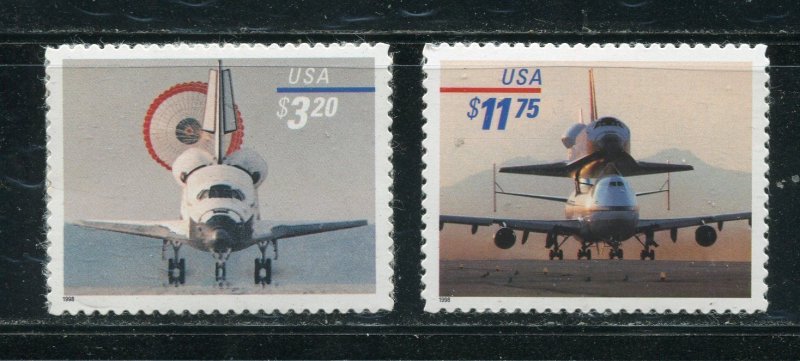 3261-3262 Space Shuttle Landing & Piggyback Stamps Mint Never 1998 